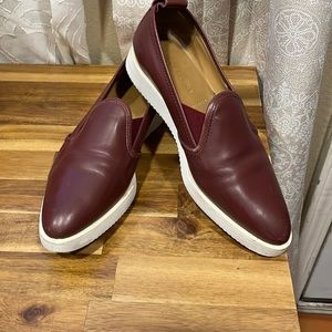 Everlane loafers in maroon